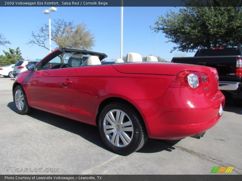 Salsa Red / Cornsilk Beige 2009 Volkswagen Eos Komfort