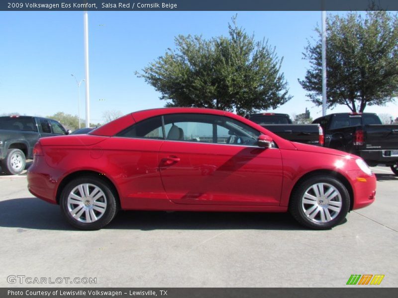 Salsa Red / Cornsilk Beige 2009 Volkswagen Eos Komfort