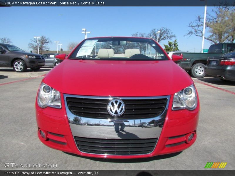 Salsa Red / Cornsilk Beige 2009 Volkswagen Eos Komfort