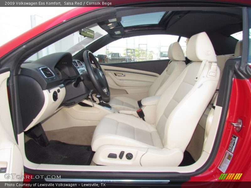Salsa Red / Cornsilk Beige 2009 Volkswagen Eos Komfort