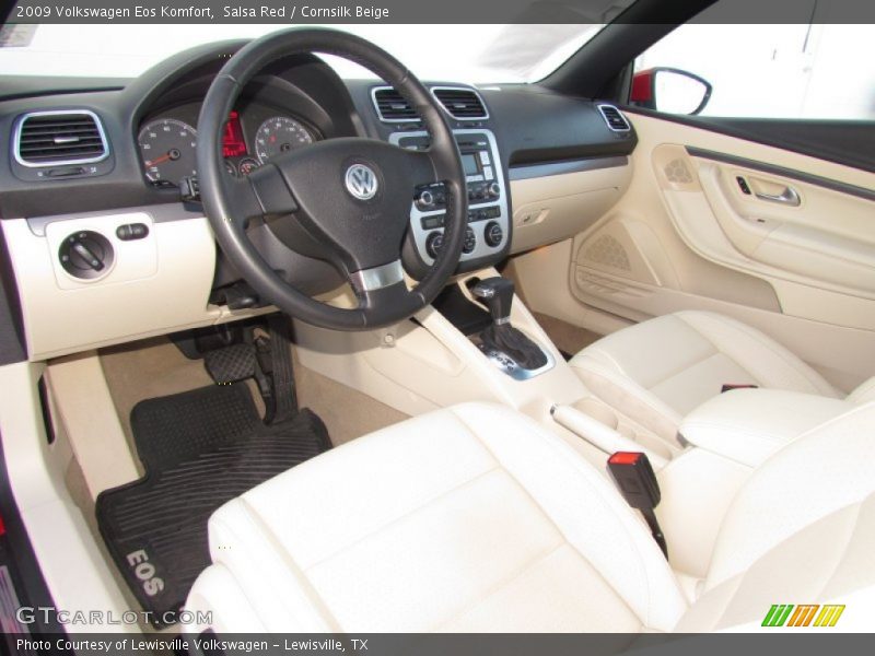 Salsa Red / Cornsilk Beige 2009 Volkswagen Eos Komfort