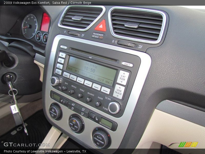 Salsa Red / Cornsilk Beige 2009 Volkswagen Eos Komfort
