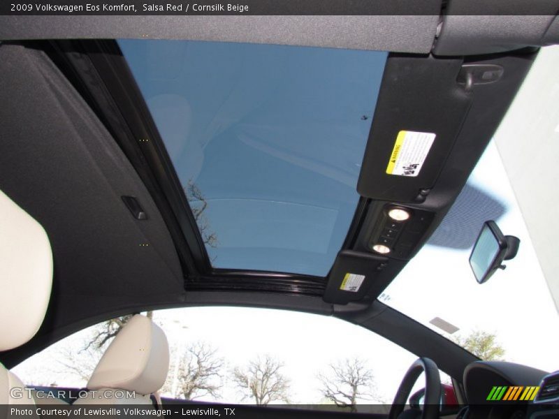 Salsa Red / Cornsilk Beige 2009 Volkswagen Eos Komfort