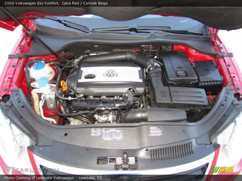 Salsa Red / Cornsilk Beige 2009 Volkswagen Eos Komfort