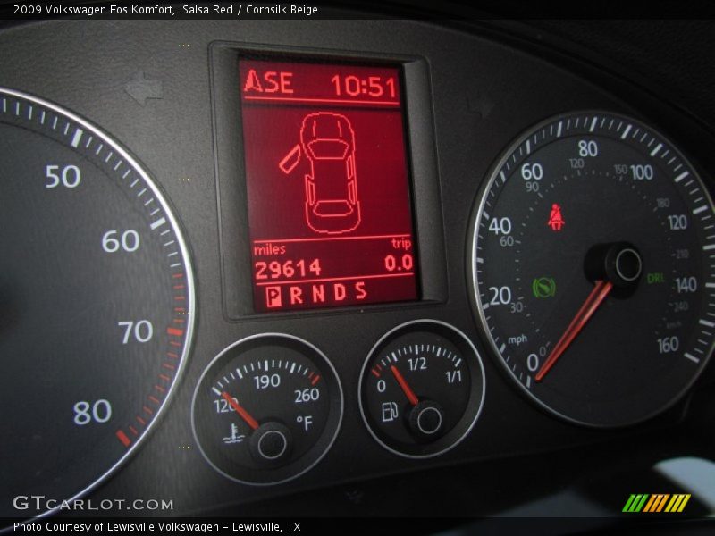 Salsa Red / Cornsilk Beige 2009 Volkswagen Eos Komfort