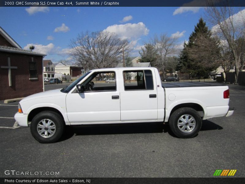 Summit White / Graphite 2003 GMC Sonoma SLS Crew Cab 4x4