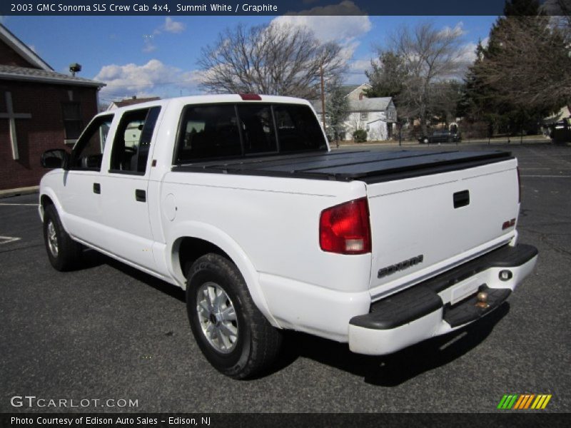 Summit White / Graphite 2003 GMC Sonoma SLS Crew Cab 4x4