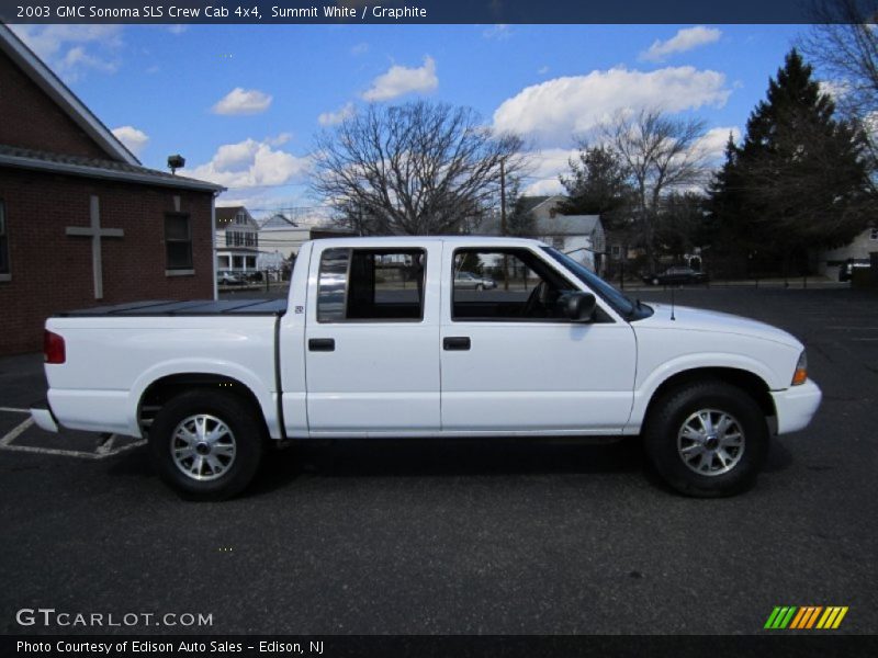  2003 Sonoma SLS Crew Cab 4x4 Summit White