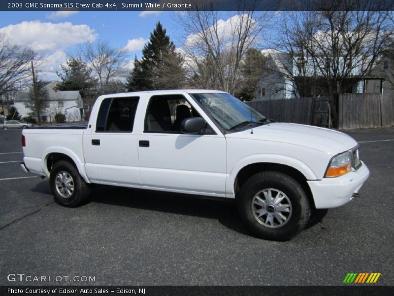 Summit White / Graphite 2003 GMC Sonoma SLS Crew Cab 4x4