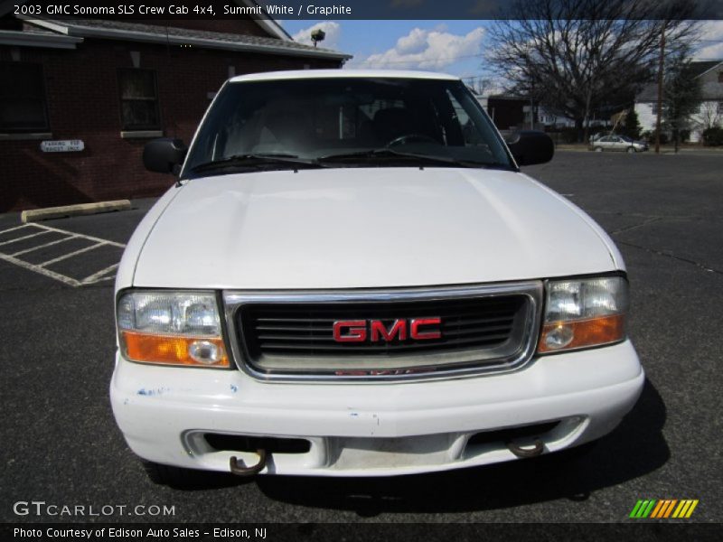 Summit White / Graphite 2003 GMC Sonoma SLS Crew Cab 4x4