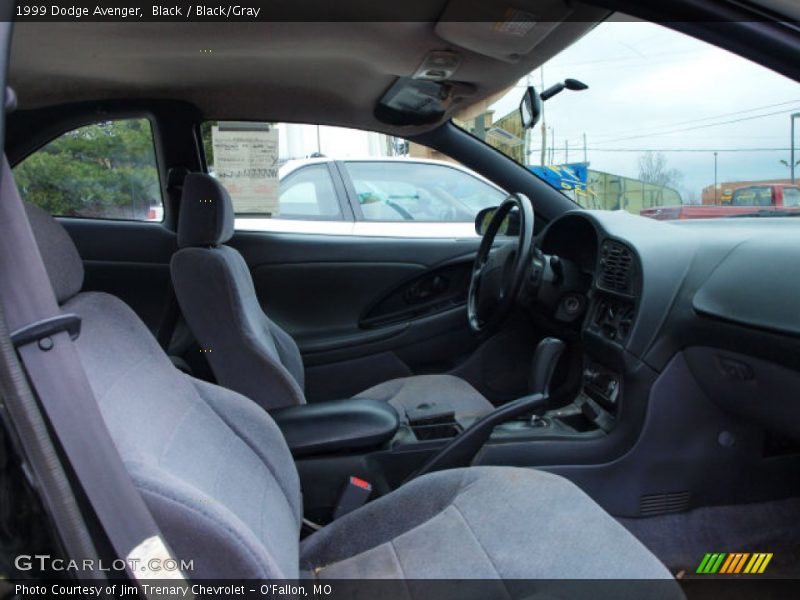 Black / Black/Gray 1999 Dodge Avenger