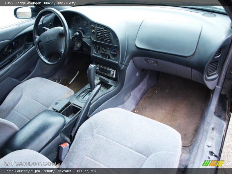 Black / Black/Gray 1999 Dodge Avenger