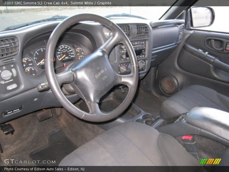 Summit White / Graphite 2003 GMC Sonoma SLS Crew Cab 4x4