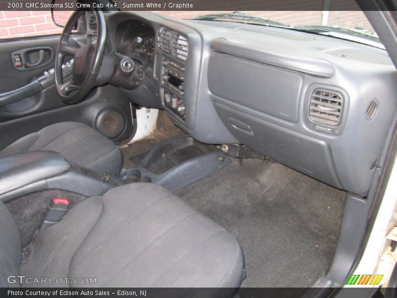 Summit White / Graphite 2003 GMC Sonoma SLS Crew Cab 4x4