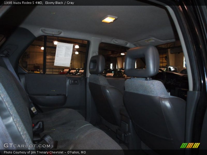 Ebony Black / Gray 1998 Isuzu Rodeo S 4WD