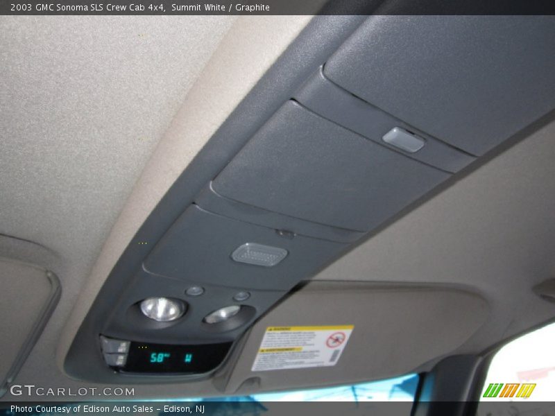 Summit White / Graphite 2003 GMC Sonoma SLS Crew Cab 4x4