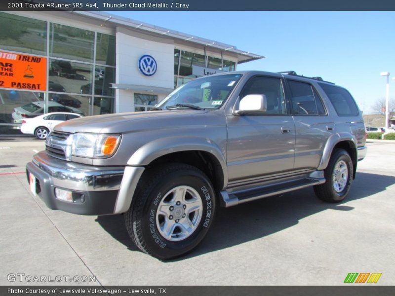 Thunder Cloud Metallic / Gray 2001 Toyota 4Runner SR5 4x4