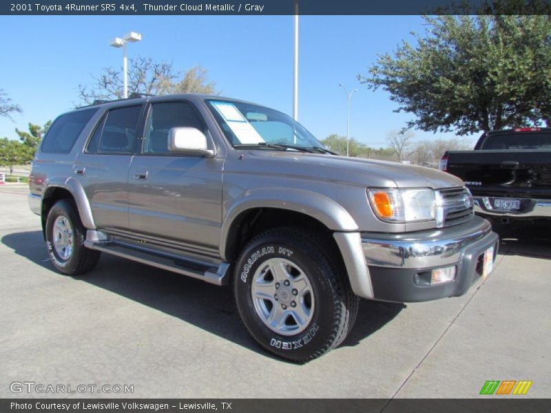Thunder Cloud Metallic / Gray 2001 Toyota 4Runner SR5 4x4
