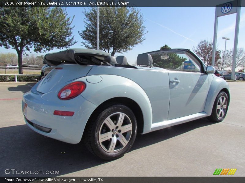 Aquarius Blue / Cream 2006 Volkswagen New Beetle 2.5 Convertible