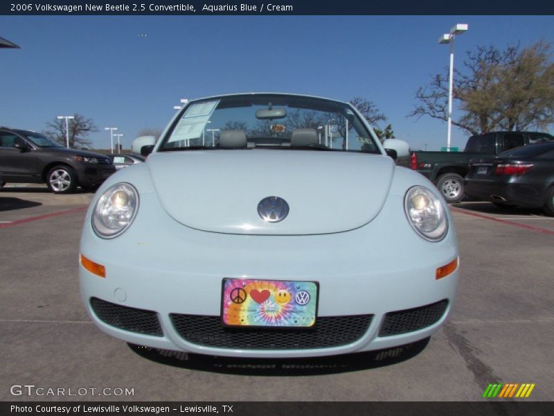 Aquarius Blue / Cream 2006 Volkswagen New Beetle 2.5 Convertible