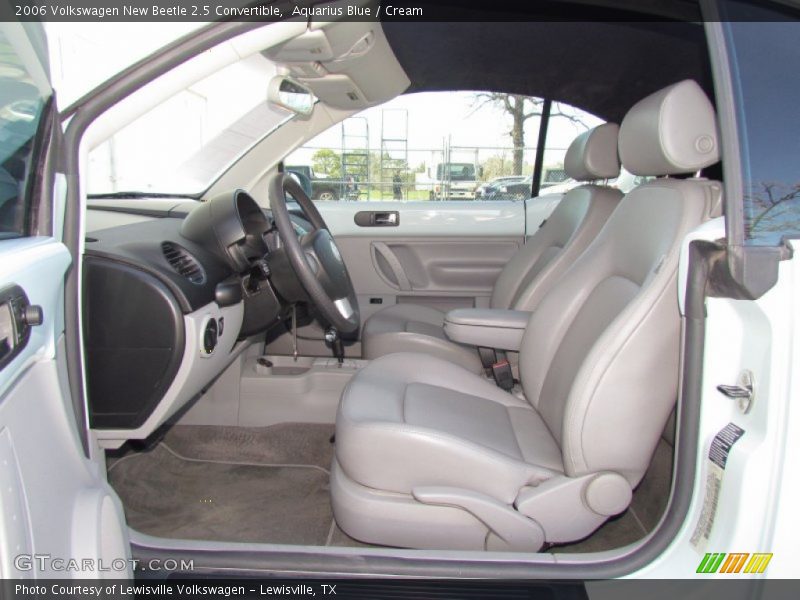 Aquarius Blue / Cream 2006 Volkswagen New Beetle 2.5 Convertible
