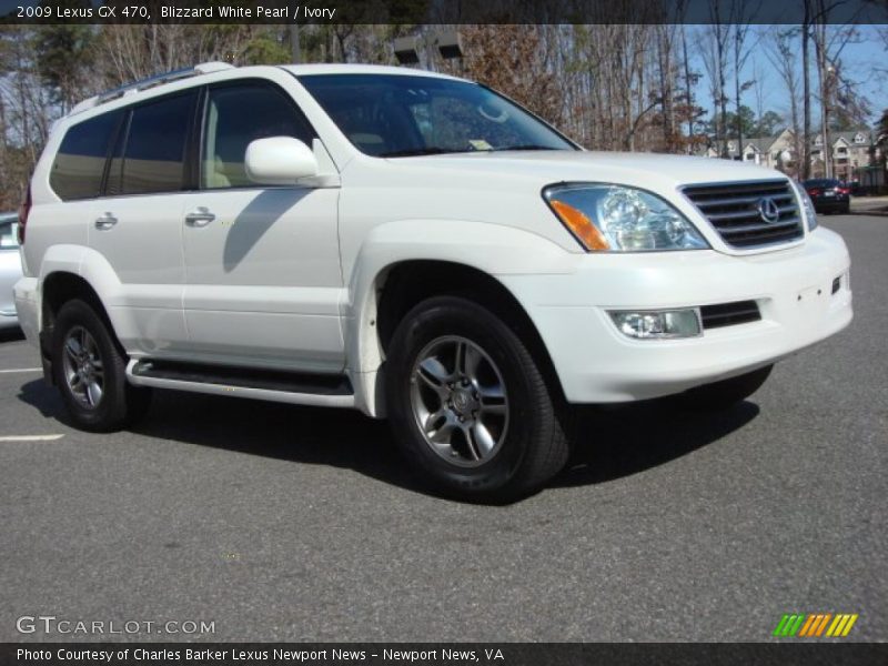 Blizzard White Pearl / Ivory 2009 Lexus GX 470