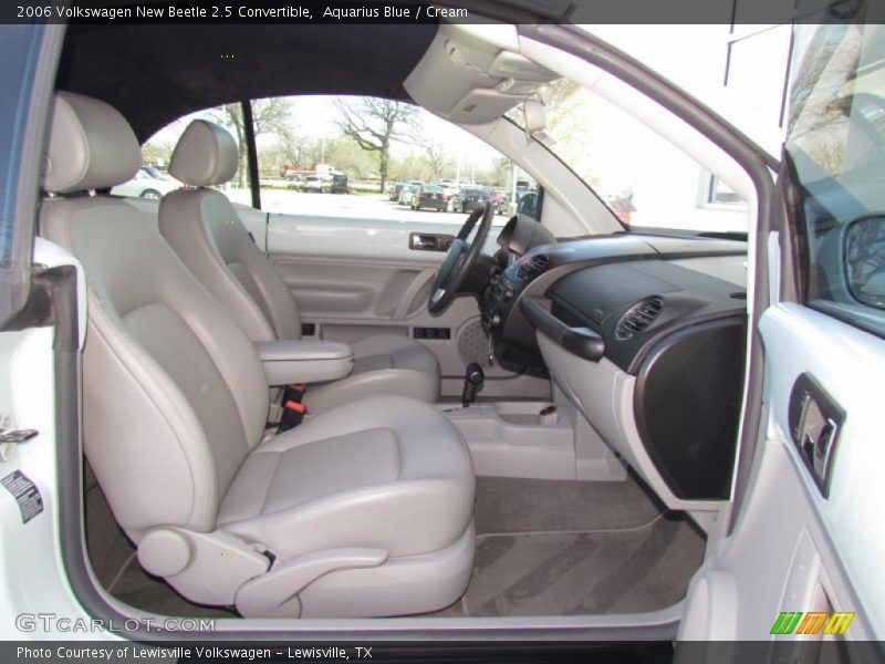 Aquarius Blue / Cream 2006 Volkswagen New Beetle 2.5 Convertible