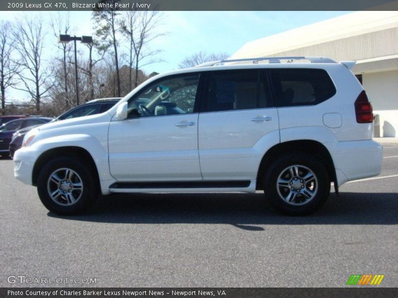 Blizzard White Pearl / Ivory 2009 Lexus GX 470
