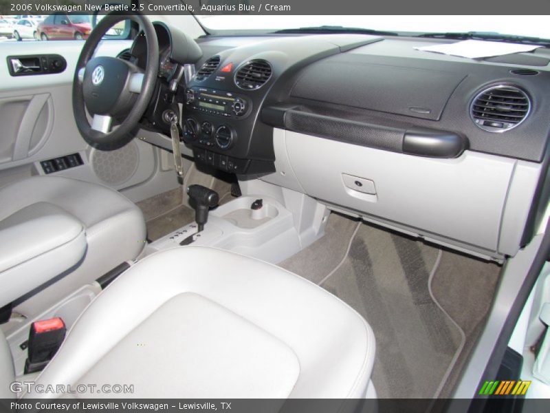 Aquarius Blue / Cream 2006 Volkswagen New Beetle 2.5 Convertible