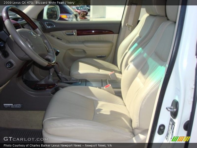 Blizzard White Pearl / Ivory 2009 Lexus GX 470