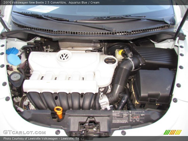 Aquarius Blue / Cream 2006 Volkswagen New Beetle 2.5 Convertible