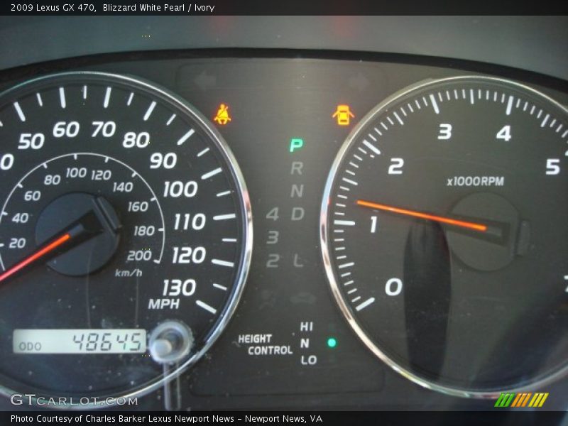 Blizzard White Pearl / Ivory 2009 Lexus GX 470