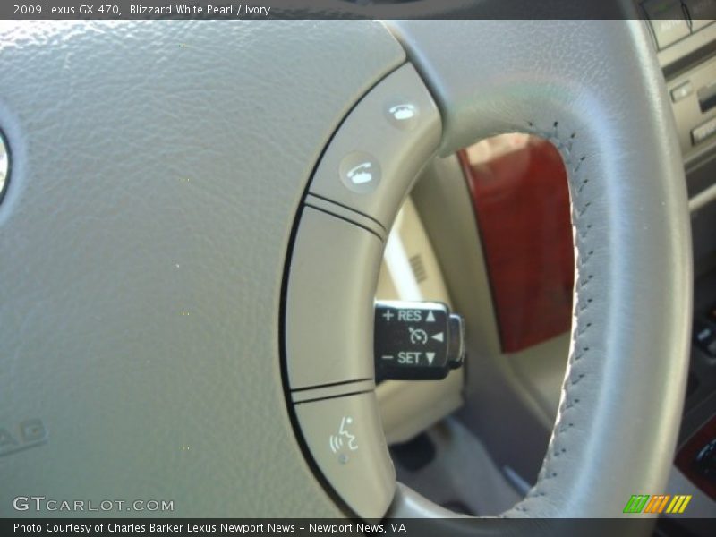 Blizzard White Pearl / Ivory 2009 Lexus GX 470