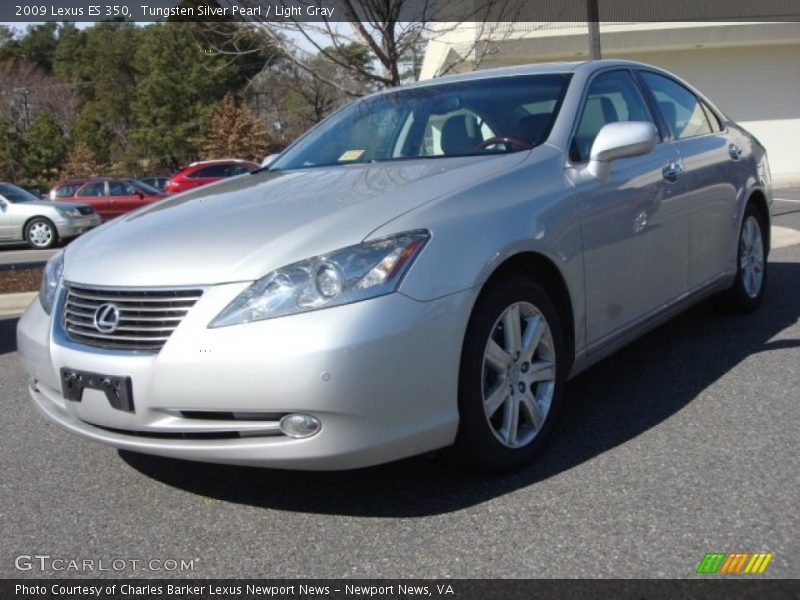 Tungsten Silver Pearl / Light Gray 2009 Lexus ES 350