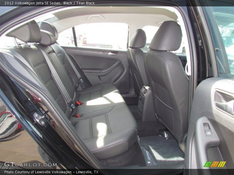 Black / Titan Black 2012 Volkswagen Jetta SE Sedan