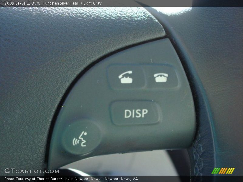 Tungsten Silver Pearl / Light Gray 2009 Lexus ES 350