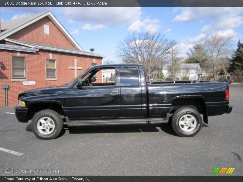 Black / Agate 2001 Dodge Ram 1500 SLT Club Cab 4x4