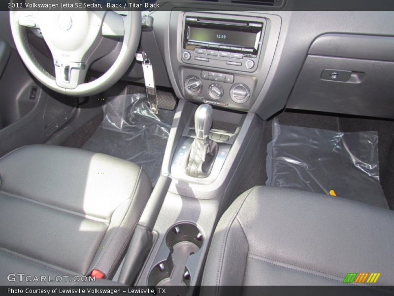 Black / Titan Black 2012 Volkswagen Jetta SE Sedan