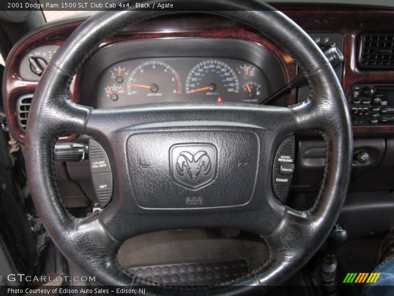Black / Agate 2001 Dodge Ram 1500 SLT Club Cab 4x4