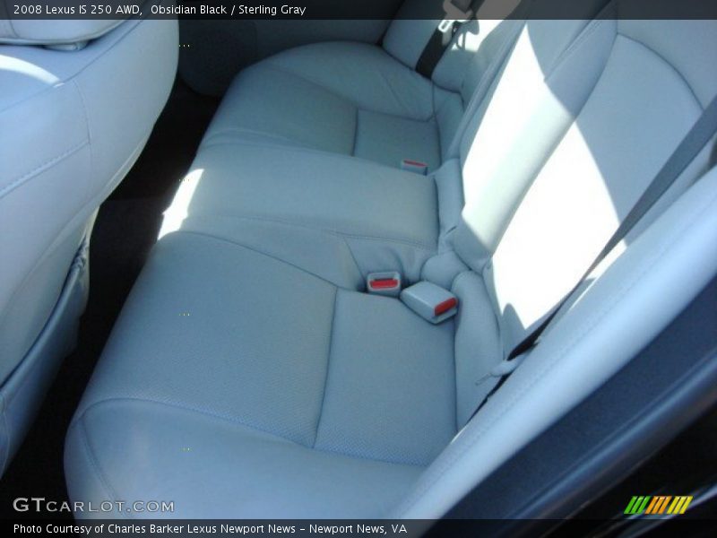 Obsidian Black / Sterling Gray 2008 Lexus IS 250 AWD