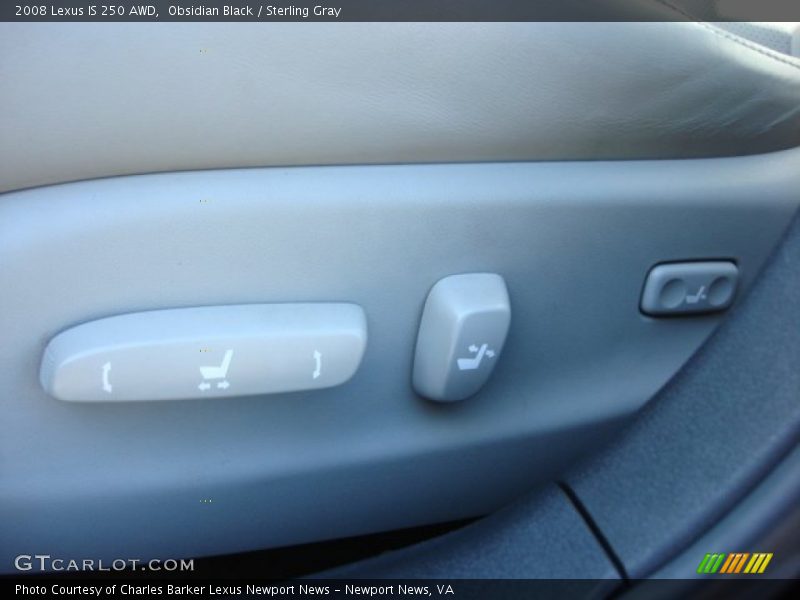 Obsidian Black / Sterling Gray 2008 Lexus IS 250 AWD