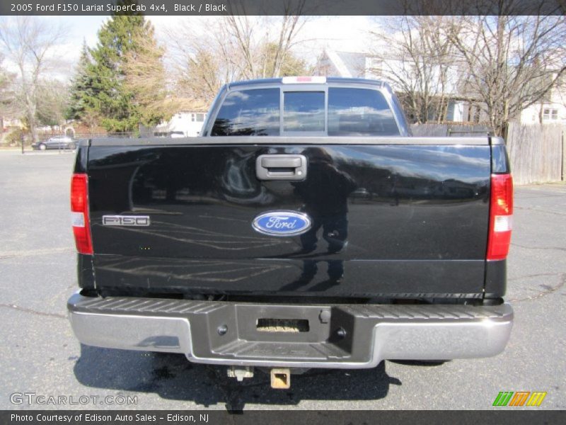 Black / Black 2005 Ford F150 Lariat SuperCab 4x4