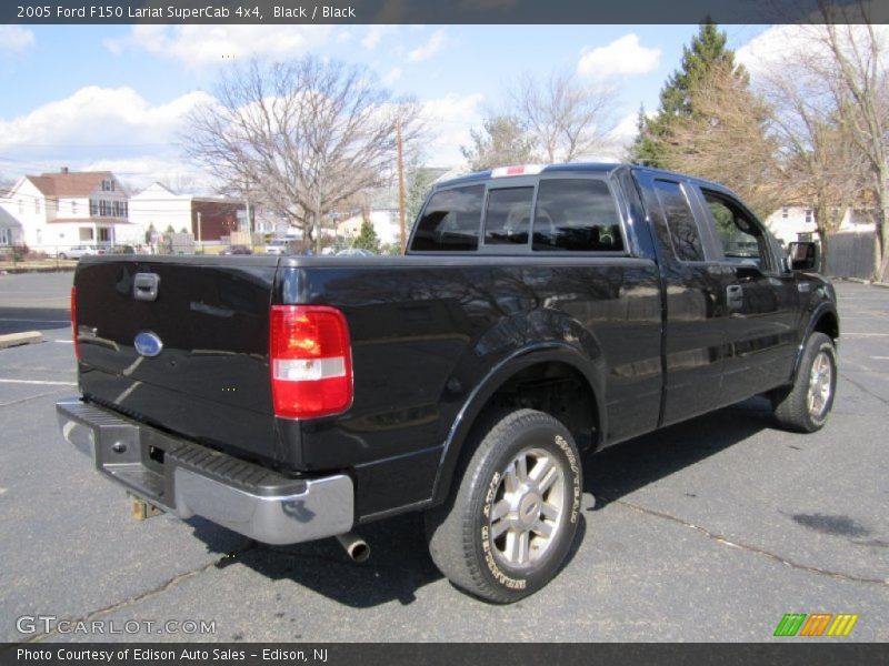 Black / Black 2005 Ford F150 Lariat SuperCab 4x4