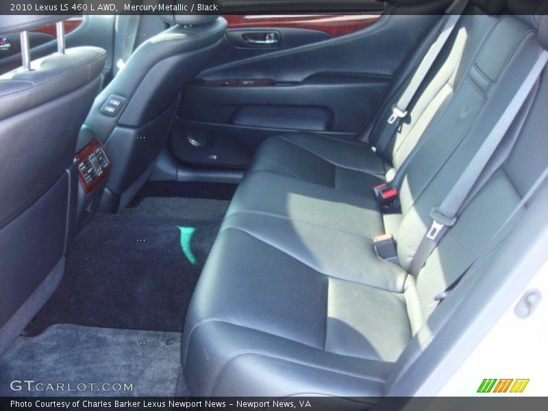 Mercury Metallic / Black 2010 Lexus LS 460 L AWD