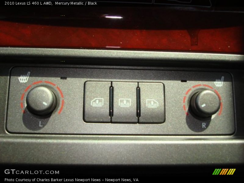 Mercury Metallic / Black 2010 Lexus LS 460 L AWD