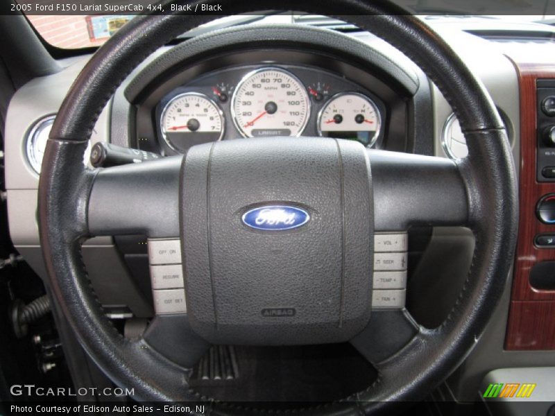 Black / Black 2005 Ford F150 Lariat SuperCab 4x4