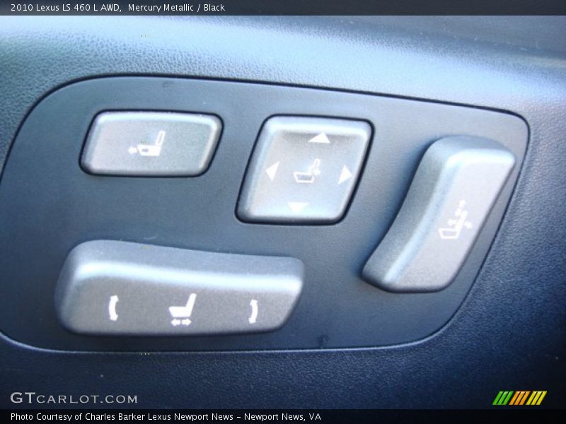 Mercury Metallic / Black 2010 Lexus LS 460 L AWD