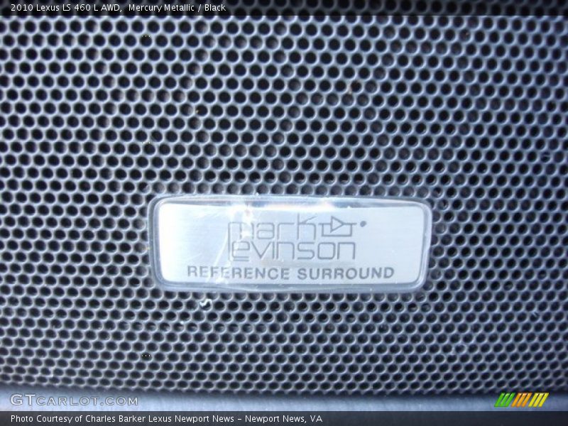 Mercury Metallic / Black 2010 Lexus LS 460 L AWD