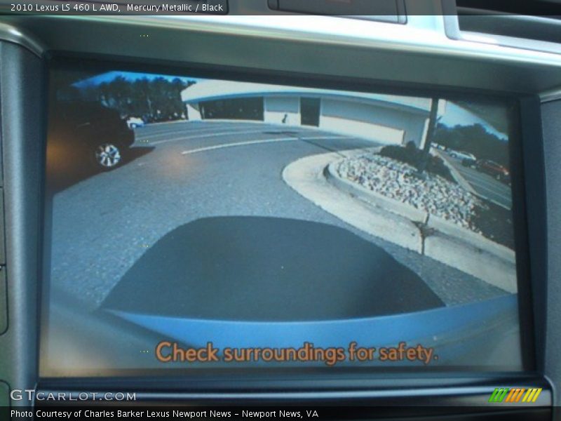 Mercury Metallic / Black 2010 Lexus LS 460 L AWD