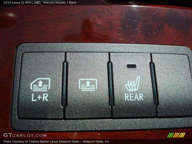 Mercury Metallic / Black 2010 Lexus LS 460 L AWD